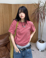 フェレーローリングストライプ半袖Tシャツ