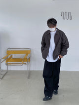 Offbeat Silver Ring Nylon Balloon Pants 2C
