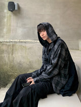 LD Over hood check shirts