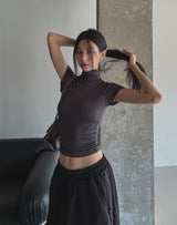[U-BASIC] ジェリーリブスリムポーラー半袖Tシャツ