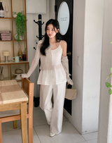TD Basic Wide Cotton Pants (3color)