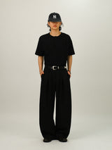 MEN Pin-tuck Banding Balloon Slacks