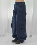 CARGO WORK BALLOON PANTS (NAVY) F26QD153