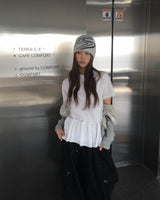 ハーフフリルTシャツ
