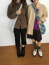 【即日発送】YWD プリーツスカート + ベルト (2color)