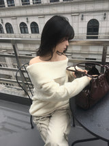 オフダイヤニット