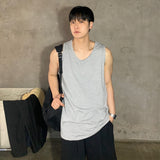 Casual sleeveless shirt (3color)