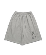 サンダーラベルプリンティングハーフパンツ
