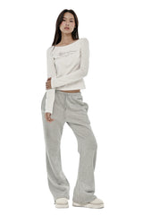  Kleen club letter top, White