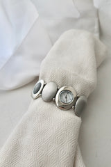 Oval bracelet watch 