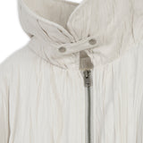 WRINCKLE COLLAR IVORY JUMPER JACKET