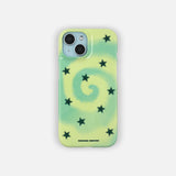 HYPNOTIC STAR CASE_LIME (glossy hard)