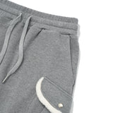 WITTY BUNNY FUR MINI SKIRT [MELANGE GRAY]