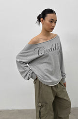 [MADE] シピーボートネックプリントロングスリーブTシャツ