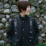 Heritage nylon work jacket / Black