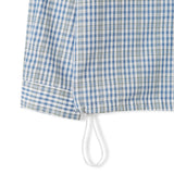By hood check shirt -3C