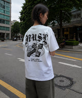 ゴシッククロスオーバーフィットTシャツ-4COLOR