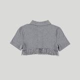 FRINGE CROP POLO
