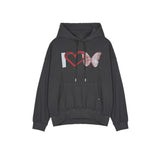 I LOVE BUTTERFLY TRENDY HOODY_CHARCOAL