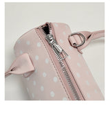 Y2K Polka Dot Mini Boston Top Handle Crossbody Bag