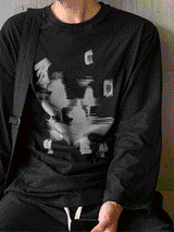 Shadow printing long sleeve