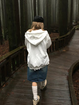 Uni Over Two-Way Zip-Up Hoodie (7c)