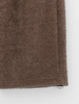 Halka Bokashi Hairy Knit Banding Wide Pants
