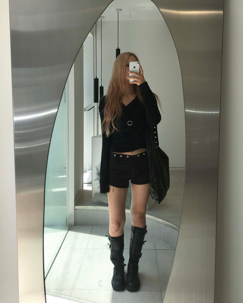 Eyelet shorts