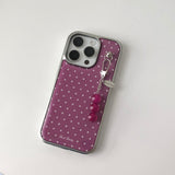 dot silver bumper case [purple]