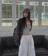 Etherme Linkle Over Checked Shirt