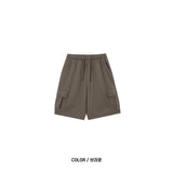 LMN Anf Cargo Washing Cotton Banding Shorts (6 colors)