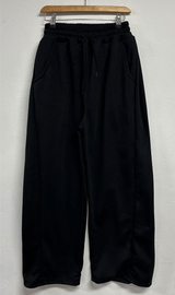2SIZE🩶 SOFTY SIDE PINTUCK WIDE LONG PANTS 🩶🧇🖤🤍5COLOR