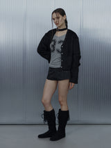 SHORT CHOKER JACKET / BLACK