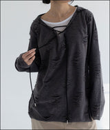 dedd damage knit hoodie