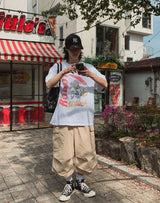 ライトロボットプリンティングショートスリーブTシャツ