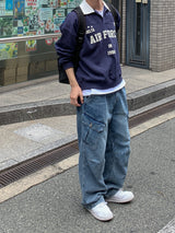 Unisex エアーフォースカラースウェットシャツ