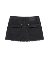 89ショート スカート(black)