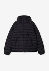 NBエッセンシャルフードライトウェイトパディングジャケット