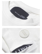 '4 SENSE' オーバーサイズTシャツ_WHITE