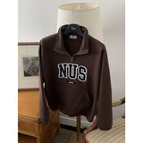 Huke x Nus. half zip-up