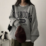 Brooklyn lettering knitwear