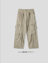 [Unisex] デザートベルトウォッシングカーゴパンツ(3color)