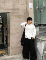 No.1367 sting simple hood T (3color)