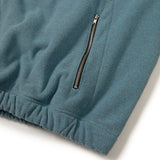 Surface fleece pullover / Dusty aqua