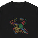 [UNISEX] Rainbow Big Cloud Bear Smile Short Sleeve T-shirt