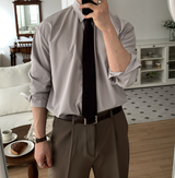 Glass Easy Classic Daily Semi-Overfit Shirt