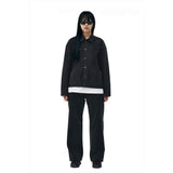 RECONSTRUCTION DENIM JACKET [BLACK]