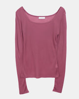 Nev Square-Neck Long Sleeve T-Shirt (9 Colors)