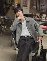Media Rib Flare Denim Pants