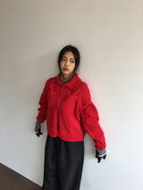 Dean Boucle Collar Cardigan (4 Colors)